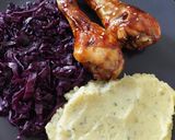 Hagymás, zöldfűszeres krumplipüré recept fázis 3 fotója
