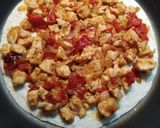 A picture of step 4 of Chicken Quesadilla.
