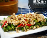 Foto langkah ke 4 dari resep Tumis buncis orak-arik saus tiram.