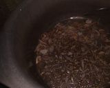 A picture of step 2 of Masala mater poulao.