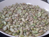 Habitas tiernas con huevos