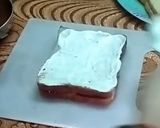 A picture of step 2 of Tricolour Sandwich or Bread pakoda.