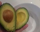 A picture of step 1 of Snack time Spicy Crushed Avocado on wholegrain toast.