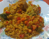 Foto del paso 11 de la receta: Arroz con verduras y pollo