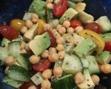 Une image de l'étape 6 de Salade aux pois chiches.