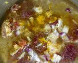 A picture of step 1 of Miyar gyada/groundnut soup.