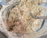 Foto del paso 3 de la receta: Dip de queso ricotta, salmón ahumado y pistachos, con alcaparras y eneldo