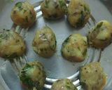 A picture of step 7 of ALOO BONDA .