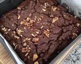 Foto del paso 11 de la receta: Brownie de mermelada de fresas y pepitas de chocolate (sin gluten)
