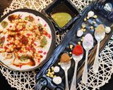 A picture of step 9 of Makhana Dahi Vada.