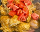 A picture of step 4 of Hari Chutney Biryani.