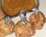 Csirke-lollipop őszibarackos-gyömbéres chutneyval recept fázis 4 fotója