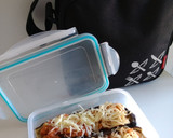 Foto del paso 5 de la receta: Berenjenas de pollo y tomate al microondas para tupper