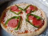Mini Pizzas de queso y mortadela