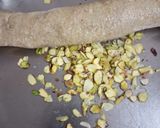 A picture of step 5 of Makhana Barfi.