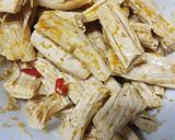 Hình bước làm 4 của món Lươn xào sả ớt (món chay)