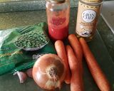 A picture of step 6 of Meatballs with Peas and Carrots in a Pressure Cooker.