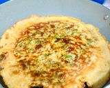Hình bước làm 3 của món Trứng chiên ngải cứu 🍳🌿
