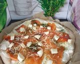 Une image de l'étape 4 de Pizza saumon frais #novembre.