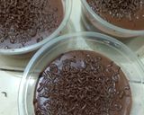 Foto langkah ke 7 dari resep Puding Brownies lembut.