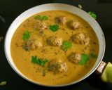 A picture of step 10 of Gobhi Koftas in Carrot Sauce.
