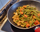 Foto del paso 5 de la receta: Judías con garbanzos