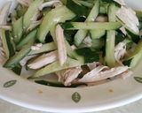 雞絲小黃瓜的食譜步驟4照片