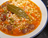 Foto del paso 5 de la receta: Guiso de ternera con arroz a la jardinera
