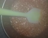 A picture of step 3 of Caramel toffee with almonds.