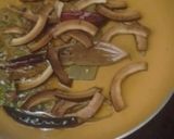 A picture of step 3 of Cholar dal.