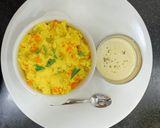 A picture of step 4 of Sooji Kichdi.