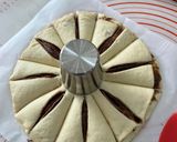 Hình bước làm 5 của món Nutella Star Bread (Bánh Mì Bông Tuyết) dịp Giáng Sinh