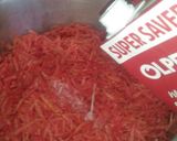 A picture of step 1 of Gajar ka halwa.