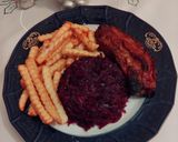 BBQ szószba pácolt csont nélküli oldalas grillezve, párolt káposztával.#gluténmentes recept fázis 6 fotója