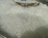 A picture of step 1 of Biranj (sweet rice).