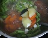 Foto langkah ke 2 dari resep Sop Cemplung Bakso Sapi.