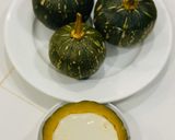 Hình bước làm 3 của món Flan bí đỏ