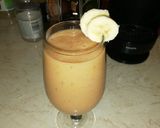 Smoothie Banános, epres, narancsos, zöldteás☺️🍊🍓🍌! recept fázis 4 fotója