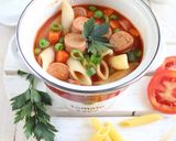 Foto langkah ke 2 dari resep Sup Tomat Pasta.