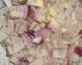 A picture of step 3 of Panchmel dal.