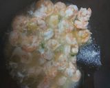 A picture of step 1 of Prawns with gravy.