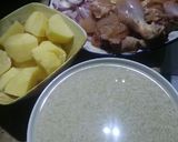A picture of step 1 of Sindhi Biryani.