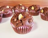 Csokis - banános muffin recept fázis 4 fotója
