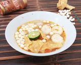 Foto langkah ke 5 dari resep Bakso aci kuah pedas.