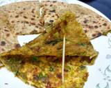 Methi Matar Parantha/ Peas fenugreek pancake recipe step 9 photo