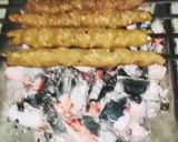A picture of step 6 of Seekh kabab.
