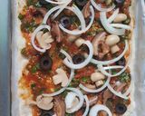 Foto langkah ke 4 dari resep Margherita Pizza 🍕Thin and Crispy.. pasti nagih!.