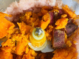 Perkedel ayam ubi