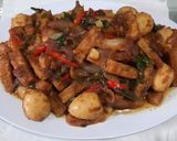 Foto langkah ke 3 dari resep Oreg Tempe Basah Pedas Manis.
