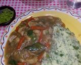 Foto del paso 8 de la receta: Mongoliana de pollo con puré a mi pinta